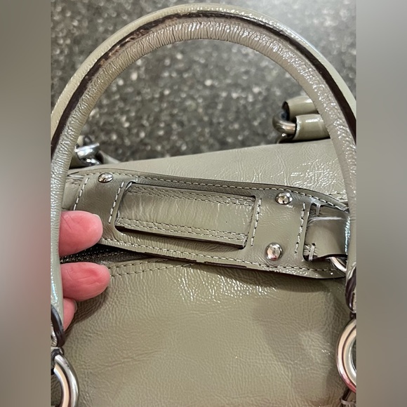 Vintage Authentic Coach F15451 Signature Ashley Snap Head Satchel Handbag Purse - Picture 12 of 16